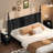 Narrow Bedside Table, Solid Wood Bedside Table With 2 Drawers, Walnut Medieval Modern Bedside Table, Small Bedside Table With Open Storage Rack In The Bedroom-974366964-979074647