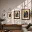 Feathered Fan Botanical - Framed Print-1814955621-1814955619