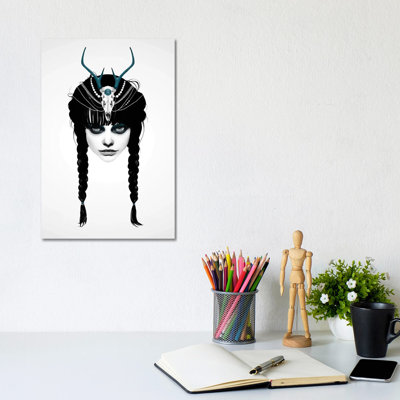 Wakeful Warrior by Ruben Ireland - Wrapped Canvas Print