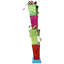 Stack of Christmas Snowmen Holiday Fun Bunch Statue en métal