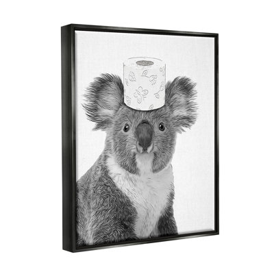 Koala et papier hygiénique par Annalisa Latella