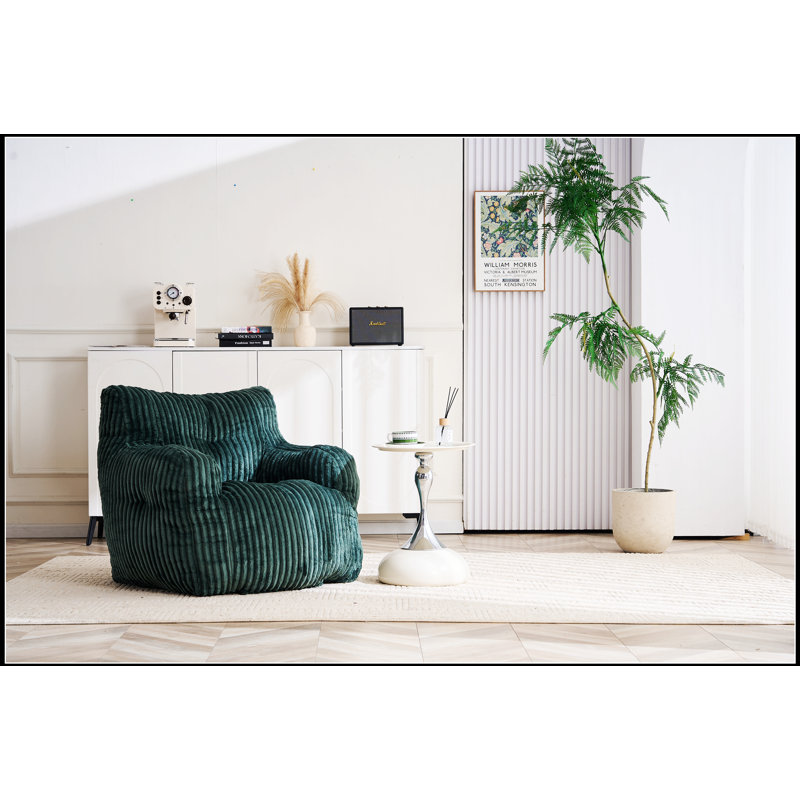 Fauteuil à billes Soft Velvet, Vert