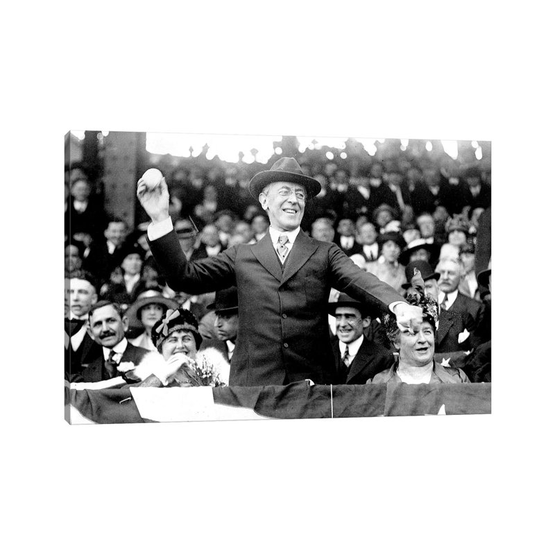 Woodrow Wilson (1856-1924) - Wrapped Canvas Print, 20.32 cm H x 30.48 cm W