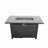 25" H X 42" W Steel Outdoor Fire Pit Table With Lid-995496283