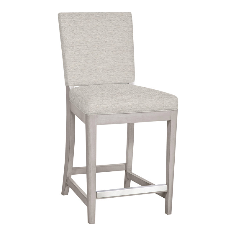 Juliet 42"Counter Stool, Dove Gray, Impala Linen