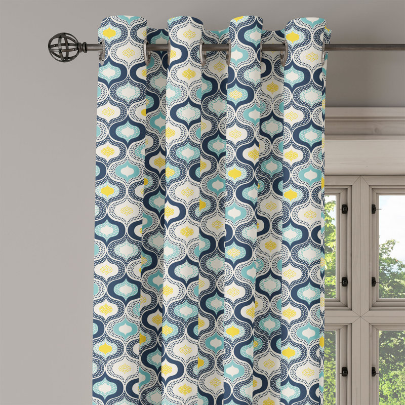 Sateen Blackout Curtains / Drapes Single Panel