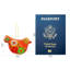 Ornement figurine suspendu en céramique marigold colombes