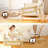 Baby Bassinet, Bassinet Bedside Sleeper For Baby With Waterproof Sheets, 4 Adjustable Height Bedside Bassinets With Wheels, Carry Bag, Khaki-242655118