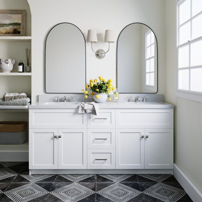 Paulla 72'' Double Bathroom Vanity Base Only