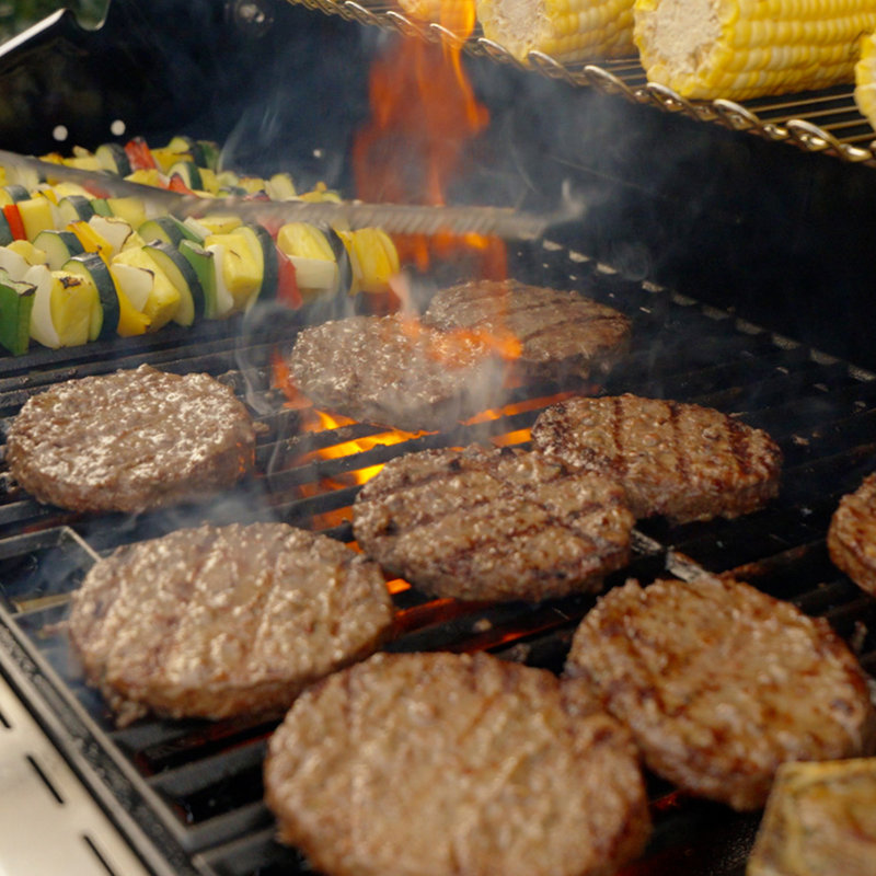 Barbecue au propane à 3 brûleurs en acier inoxydable avec commandes à DEL Monument Grills 35000