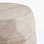 Table d'appoint d'extérieur / d'intérieur en béton léger, finition travertin