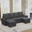 Canapé modulaire avec rangement, canapé modulaire en U, canapé modulaire convertible confortable-748563833