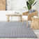 Home Conservatory Squares Handwoven Indoor/Outdoor Area Rug