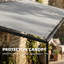 Outsunny 3 x 2 m Lean to Garden Pergola Metal Frame-125043931-125043932
