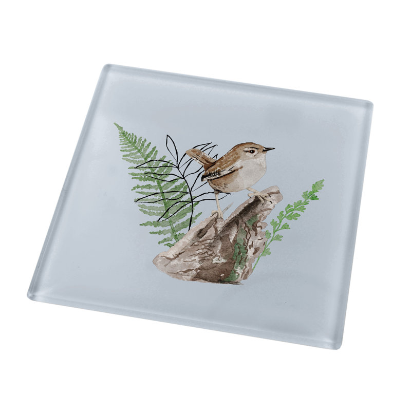 Glass Square 1 Piece Coaster