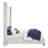 Carolina Beige Queen Bed with Nailhead Trim