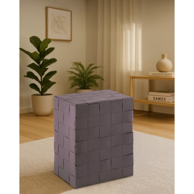 Tabouret en fer tissé