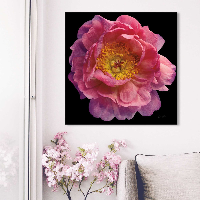 Floral majestueux II - photographie, Toile tendue, H 18 po x l 18 po x P 1 po