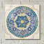 «Raja Medallion» par Sue Schlabach, art mural en verre acrylique, 24 po x 24 po-273230614