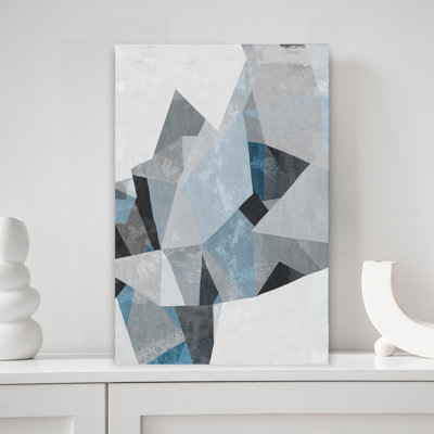 Geometric Ice Formations II by PI Studio - Wrapped Canvas Print