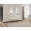 Meuble-lavabo mural avec double lavabo en résine