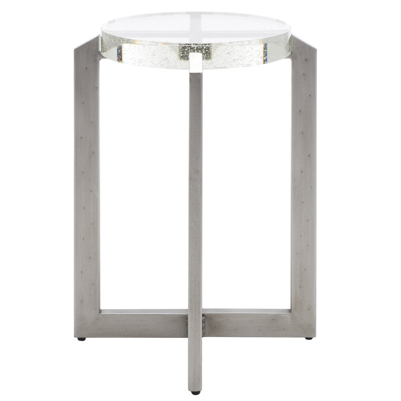 Ceci Glass Top End Table