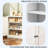 72-inch White Pantry Cabinet