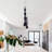 Polaris 1-Light 5" ETL Certified Integrated LED Height Adjustable Cylinder Pendant Bell Light-998141160