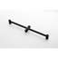 Système de douche noir mat avec des choix abondants. Tête, douche à main, barre coulissante, jets de corps. Pluie naturelle. Fixation murale. Style laiton. Simulez la pluie. Auto-nettoyant.-120997304