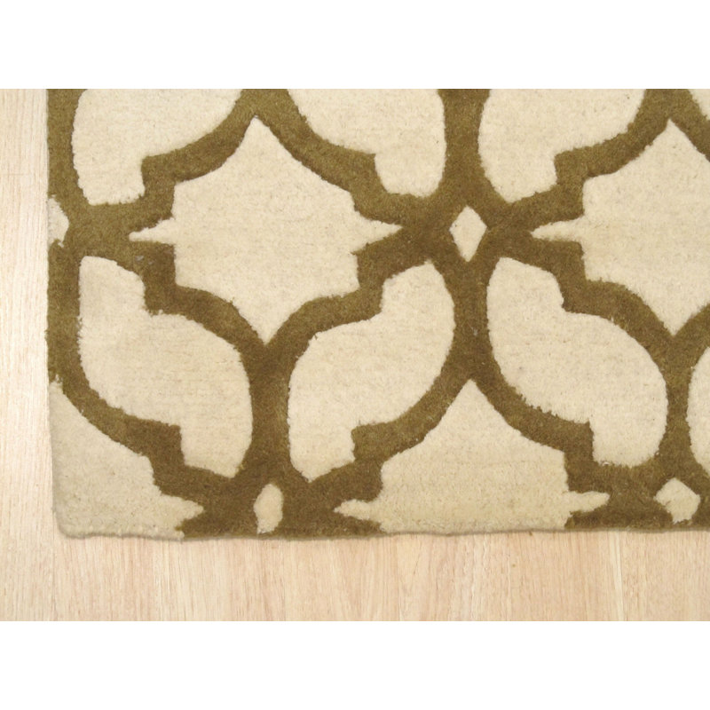 Hand Tufted Wool Geometric Area Rug