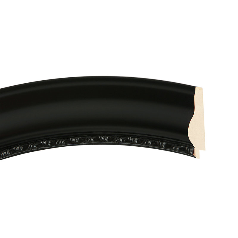 Miroir d'appoint Winchelsea, H 21 po x l 17 po, Noir mat