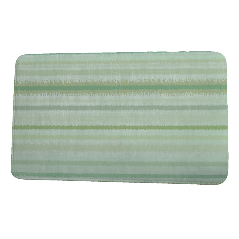 Tapis pour salle de bain Doherty, H 18 po x L 30 po, Vert
