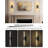 Fabrianna Brass Glass Wall Light-1599491074