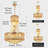 9-light Dimmable Empire Chandelier