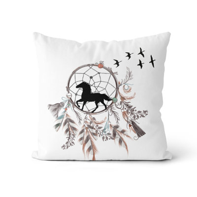 Coussin boho rêves catcher
