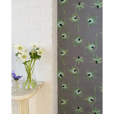 Floral Wallpaper Roll by Jessica Hollander