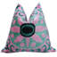 Housse et insert de coussin carré en soie / velours