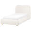Taric Upholstered European Single (90 x 200 cm) Fabric Lift Up Storage Ottoman Bed