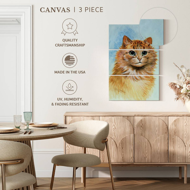 Brampt Ginger Tom, 65" H x 42" W