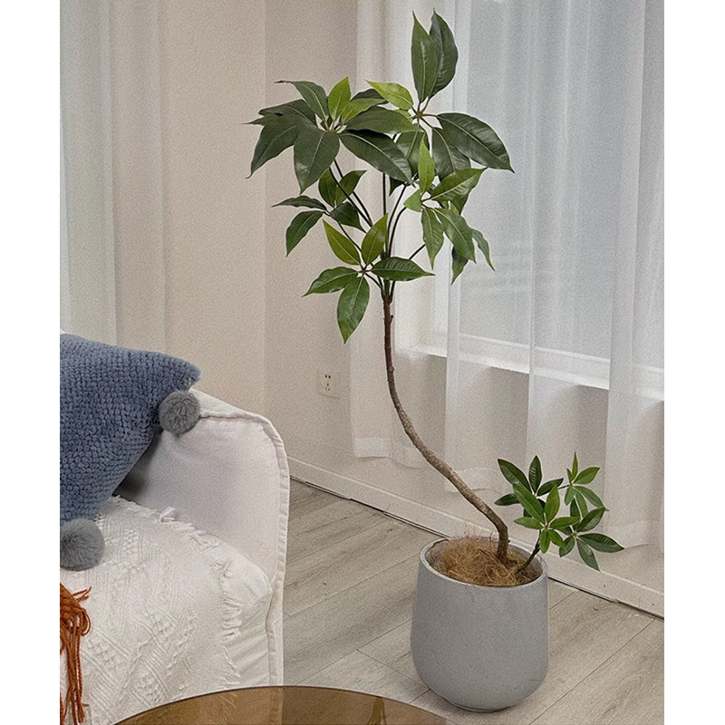 Plante artificielle verte, paysage, décoration d'intérieur, pot, plante artificielle