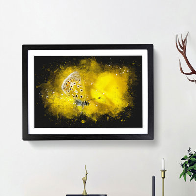 Yellow Butterfly - Framed Print