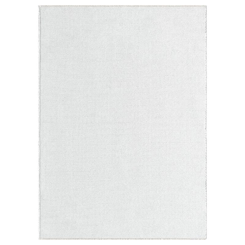 Two Tone Fringed Area Rug, Rectangle 5' x 7'