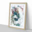 Elephant Profile in Abstract - Picture Frame Painting Print-55725505-55725510