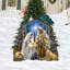 Glory to God Wooden Figurine