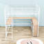 Lit mezzanine en métal avec bureau intégré et tablettes Adin-695623361-715819617