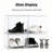 Acrylic Display Case, Clear Plastic Stackable Storage Bins With Magnetic Attraction Lid, Showcase For Cosmetics, Large Figures, Collectibles, 5 Pack (X-Large) (Clear)