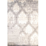 Silk Floral Area Rug