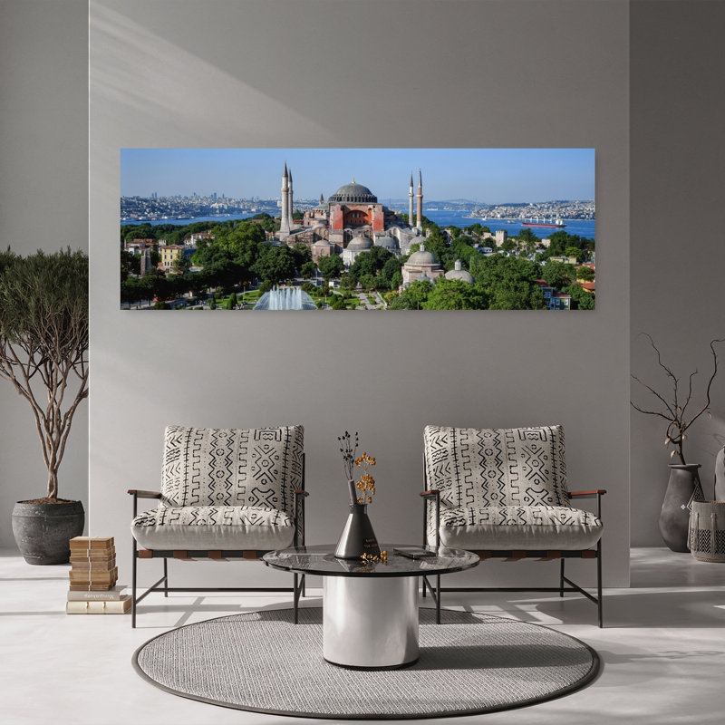 Turquie, Istanbul, Hagia Sophia, art mural contemporain, H 20 po x l 60 po