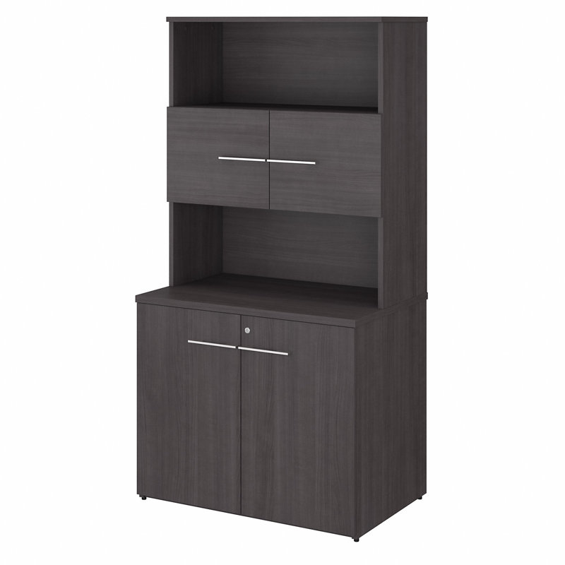 Classeur à 4 tablettes Office 500, Gris tempête