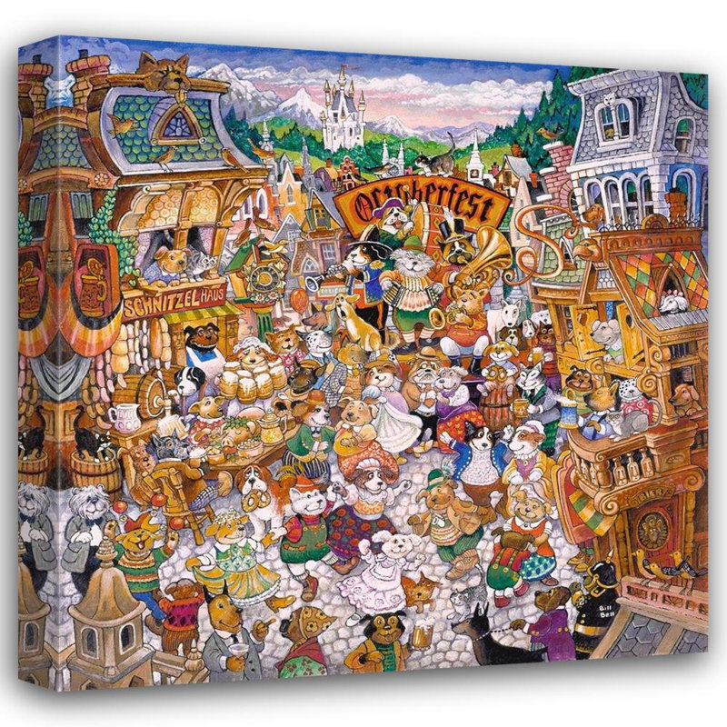 Toile tendue avec toile Trinx Bell, Bill, H 36 po x l 36 po